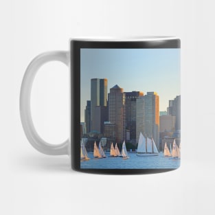 The Boston Skyline from East Boston Mug